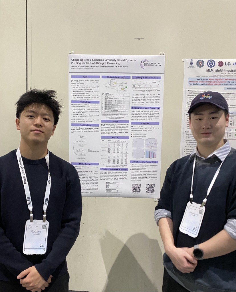 NeurIPS workshop — poster presentation